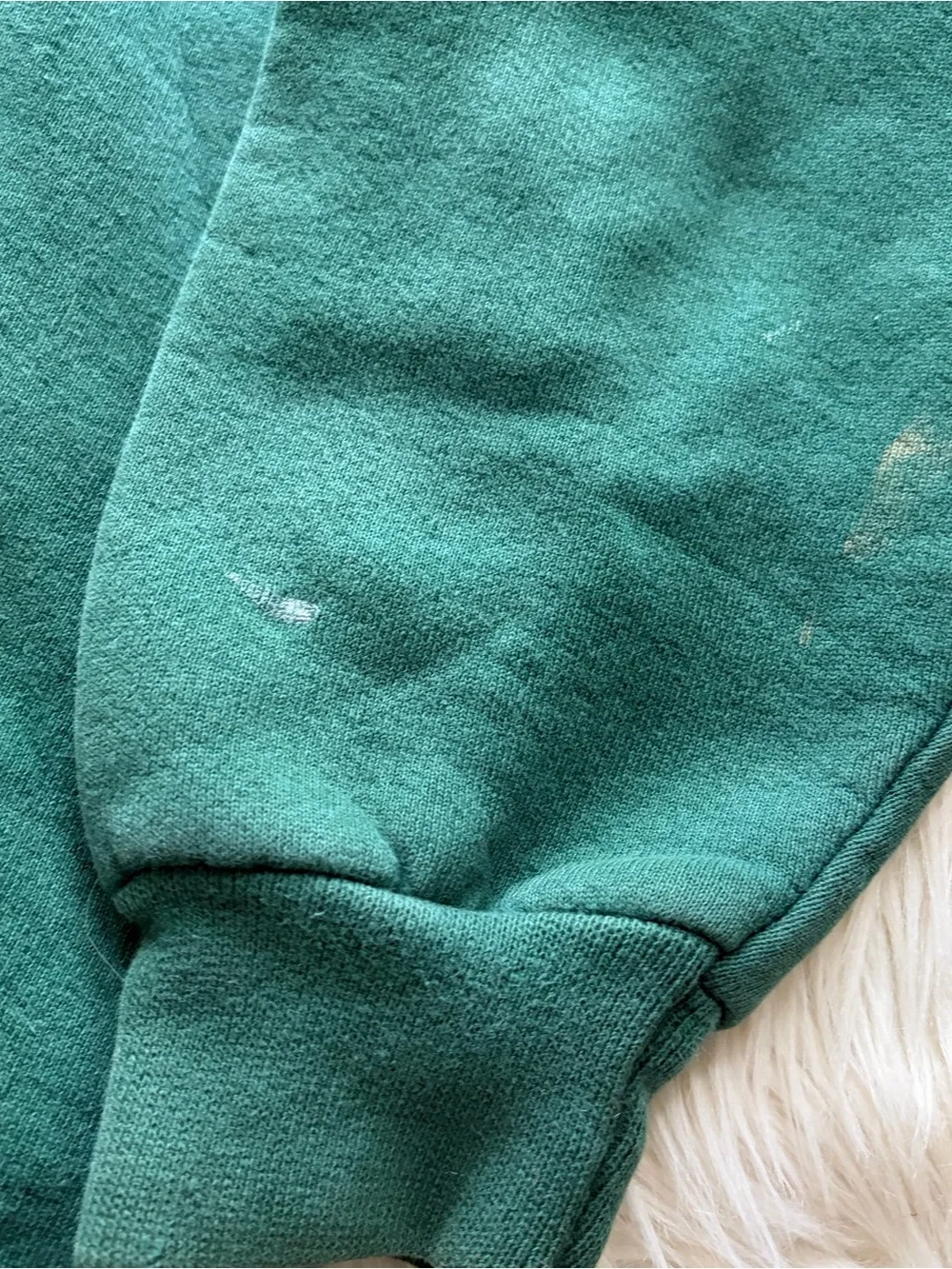 Vintage 90s Adidas Forest Green Heavy Weight Trefoil Embroidered Hoodie Size XL